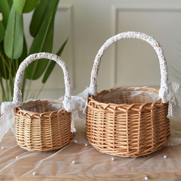 storage baskets natural rattan basket wedding girls flower wicker hand weaving crafts with lace decoration handle
storage baskets natural rattan basket wedding girls flower wicker hand weaving crafts with lace decoration handle