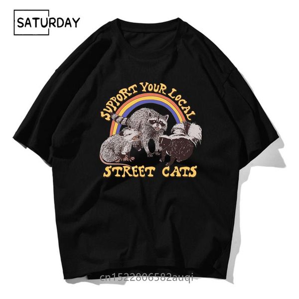 men's t-shirts street cats support cool casual men/women 100% cotton t-shirt tshirt 2021 chic girl summer short sleeve streetwear tees, White;black
men's t-shirts street cats support cool casual men/women 100% cotton t-shirt tshirt 2021 chic girl summer short sleeve streetwear tees, White;black