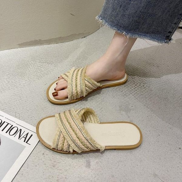 slippers fairy wind cross 2021 summer fashion joker cool slippers, beach flat non-slip shoes, Black
slippers fairy wind cross 2021 summer fashion joker cool slippers, beach flat non-slip shoes, Black