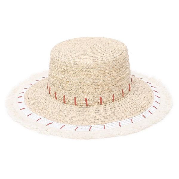 wide brim hats fashion summer women burr raffia straw fringe large beach sun caps chapeau paper hat, Blue;gray
wide brim hats fashion summer women burr raffia straw fringe large beach sun caps chapeau paper hat, Blue;gray