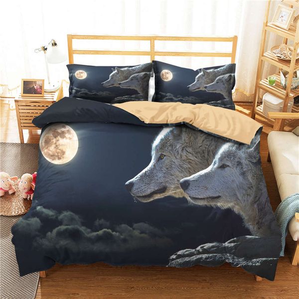 moon wolf 3d quilt cover full king single double microfiber bed cover with pillow sham teens bedding sets for home l
moon wolf 3d quilt cover full king single double microfiber bed cover with pillow sham teens bedding sets for home l