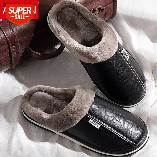 asifn men winter slippers with fur women big sizes leather slipper waterproof warm home male couple platform indoor shoes man #li3e, Black
asifn men winter slippers with fur women big sizes leather slipper waterproof warm home male couple platform indoor shoes man #li3e, Black