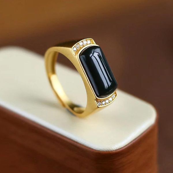 cluster rings natural obsidian 18k yellow gold mens resizable fine wedding luxury african jewelry 2021 vintage soild, Golden;silver
cluster rings natural obsidian 18k yellow gold mens resizable fine wedding luxury african jewelry 2021 vintage soild, Golden;silver