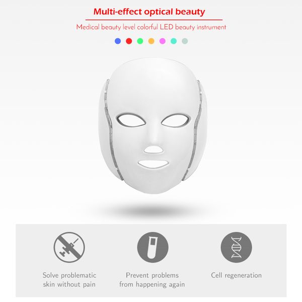led facial mask light skin care 7 colors beauty therapy pn rejuvenation wrinkle acne removal face neck beauty spa instrument
led facial mask light skin care 7 colors beauty therapy pn rejuvenation wrinkle acne removal face neck beauty spa instrument