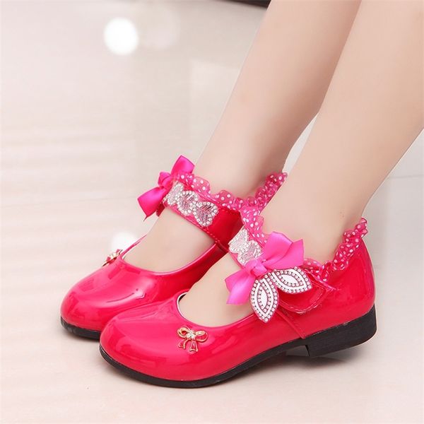 rose pink red orange children princess baby bows rhinestone girls leather kids party shoes 3-15t 210306, Black;red
rose pink red orange children princess baby bows rhinestone girls leather kids party shoes 3-15t 210306, Black;red