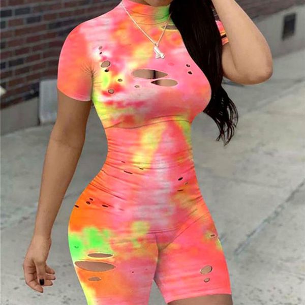 tie dye print fitness women jumpsuit playsuit summer short sleeve turtleneck bodycon hollow out playsuits, Black;white
tie dye print fitness women jumpsuit playsuit summer short sleeve turtleneck bodycon hollow out playsuits, Black;white