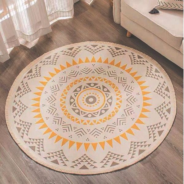 carpets nordic linen cotton retro carpet round for living room bed floor hand-woven coffee table pad small rug home sofa decor
carpets nordic linen cotton retro carpet round for living room bed floor hand-woven coffee table pad small rug home sofa decor