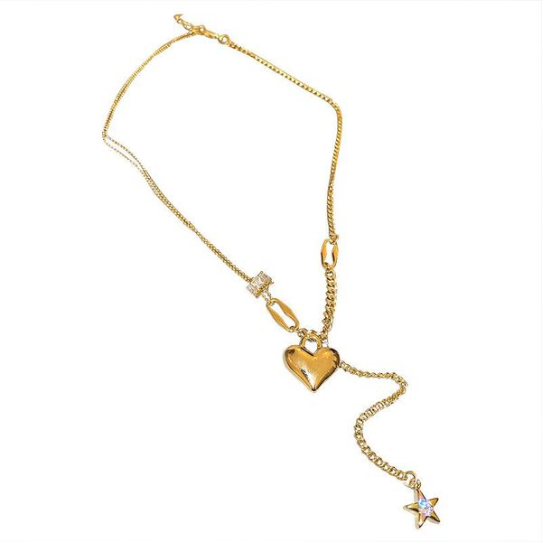chains set auger han edition hip hop disco dancing stars love zircon necklace delicate pentagram chain tassel clavicle sautoir, Silver
chains set auger han edition hip hop disco dancing stars love zircon necklace delicate pentagram chain tassel clavicle sautoir, Silver