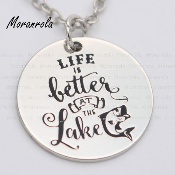 pendant necklaces arried" life is better at the lake" copper necklace keychain,charm hand stamped jewelry fishing fisher, Silver
pendant necklaces arried" life is better at the lake" copper necklace keychain,charm hand stamped jewelry fishing fisher, Silver