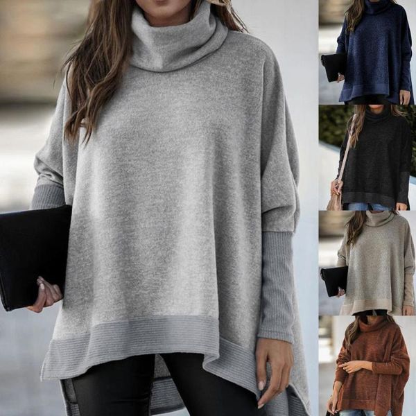 women's sweaters women shirt sweater oversize solid color batwing sleeve casual loose side split turtleneck lady female plus size, White;black
women's sweaters women shirt sweater oversize solid color batwing sleeve casual loose side split turtleneck lady female plus size, White;black