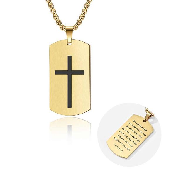 pendant necklaces jhsl male men cross tag necklace fashion christian jewelry chain stainless steel black silver gold color dropship
pendant necklaces jhsl male men cross tag necklace fashion christian jewelry chain stainless steel black silver gold color dropship