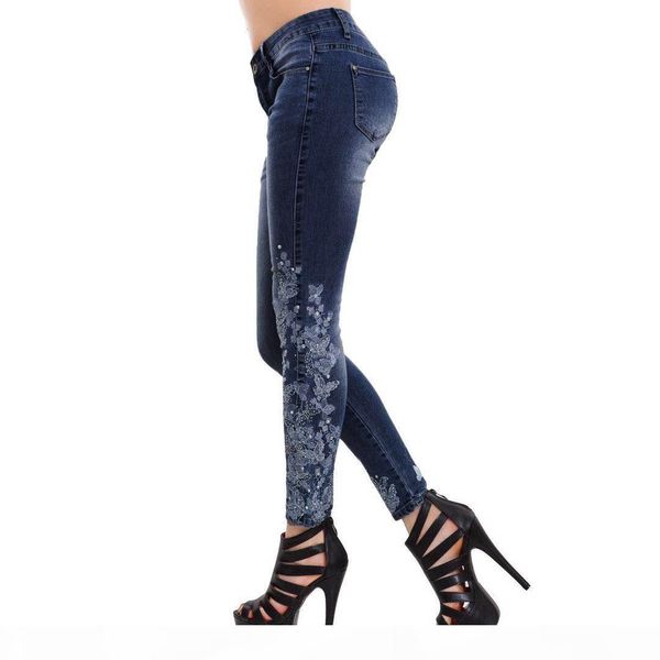 new fashion jeans for women butterfly embroidery pencil pants skinny trousers female ladies low waist fashion summer denim pants, Blue
new fashion jeans for women butterfly embroidery pencil pants skinny trousers female ladies low waist fashion summer denim pants, Blue