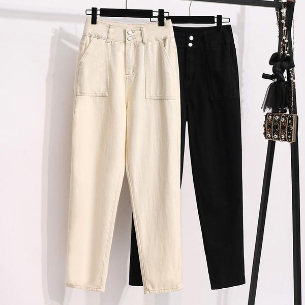 women's pants & capris korean style fashion spring autumn women ladies black beige high waist casual harem trousers, Black;white
women's pants & capris korean style fashion spring autumn women ladies black beige high waist casual harem trousers, Black;white