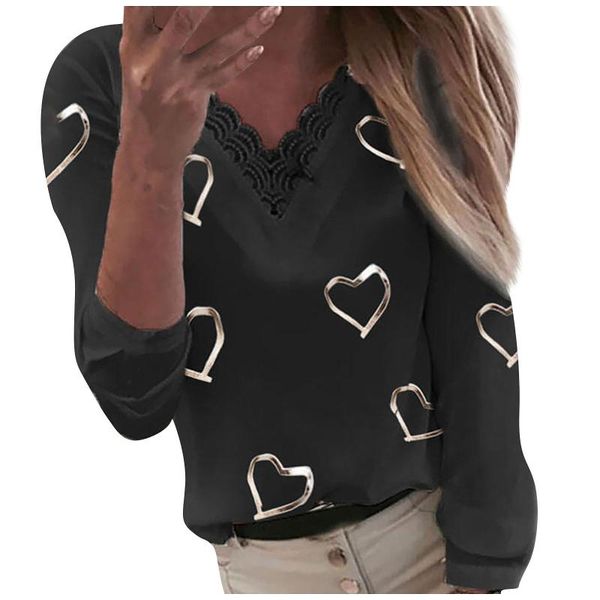 women's t-shirt women shirts lace hearts print v-neck patchwork long sleeve spring elegant harajuku plus size blouse pullover shirt bl, White
women's t-shirt women shirts lace hearts print v-neck patchwork long sleeve spring elegant harajuku plus size blouse pullover shirt bl, White
