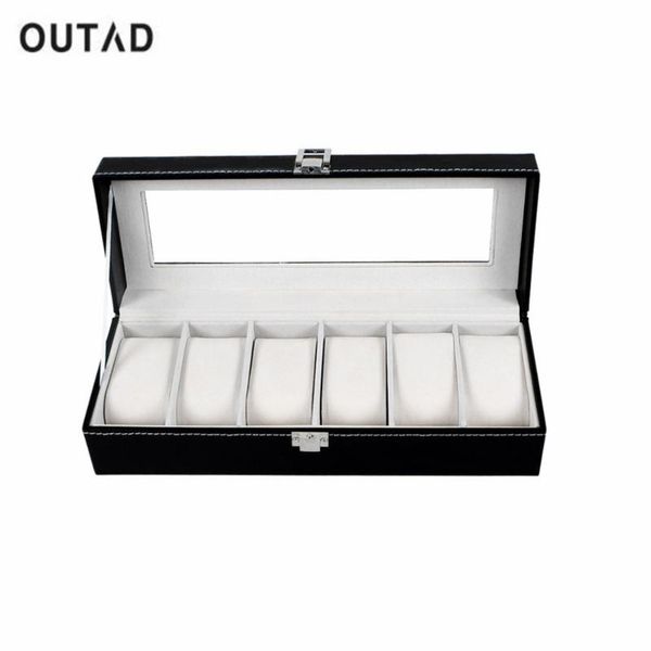 watch boxes & cases 6 grids box black pu leather refinement slots wrist watches organizer jewelry display case storage holder#2, Black;blue
watch boxes & cases 6 grids box black pu leather refinement slots wrist watches organizer jewelry display case storage holder#2, Black;blue