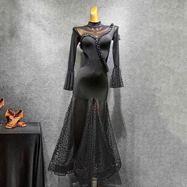 casual dresses women elegant ballroom dancing dress long sleeve competition cloth latin samba practice wear autumn fashion, Black;gray
casual dresses women elegant ballroom dancing dress long sleeve competition cloth latin samba practice wear autumn fashion, Black;gray