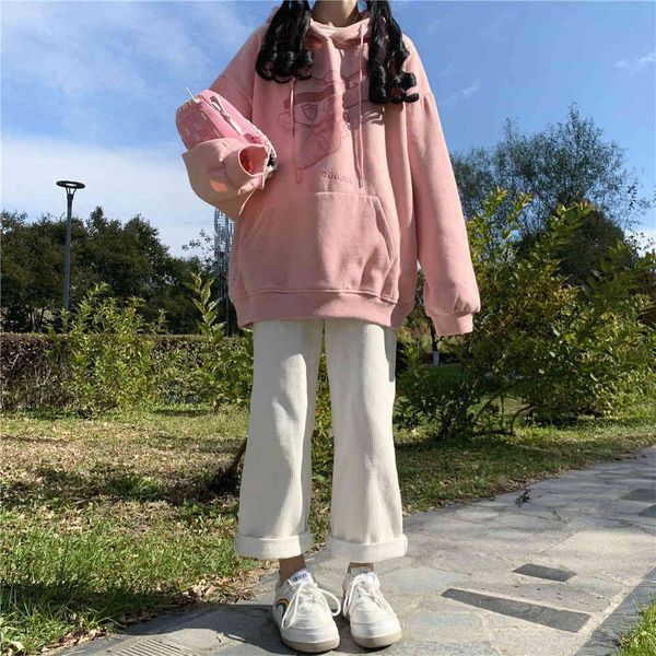 women hoodie student casual ins spring and autumn korean style loose cute soft girl 2021 new qn*, Black
women hoodie student casual ins spring and autumn korean style loose cute soft girl 2021 new qn*, Black