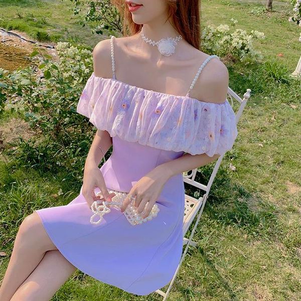 casual dresses floral mini purple dress women summer sleeveless designer female elegant party bodycon chiffon 2021, Black;gray
casual dresses floral mini purple dress women summer sleeveless designer female elegant party bodycon chiffon 2021, Black;gray