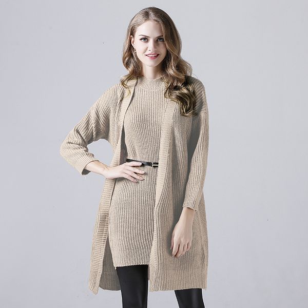 2021 new arrival autumn winter women suits sweaters solid warm long sleeve o-neck vintage lady sweater 2pcs coats+ 8e09, White
2021 new arrival autumn winter women suits sweaters solid warm long sleeve o-neck vintage lady sweater 2pcs coats+ 8e09, White