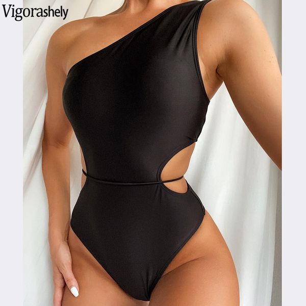 vigorshely one shoulder swimwer women blck slim tied swimsuit femle 2021 hollowed monokini bthing suit swim, White;black
vigorshely one shoulder swimwer women blck slim tied swimsuit femle 2021 hollowed monokini bthing suit swim, White;black