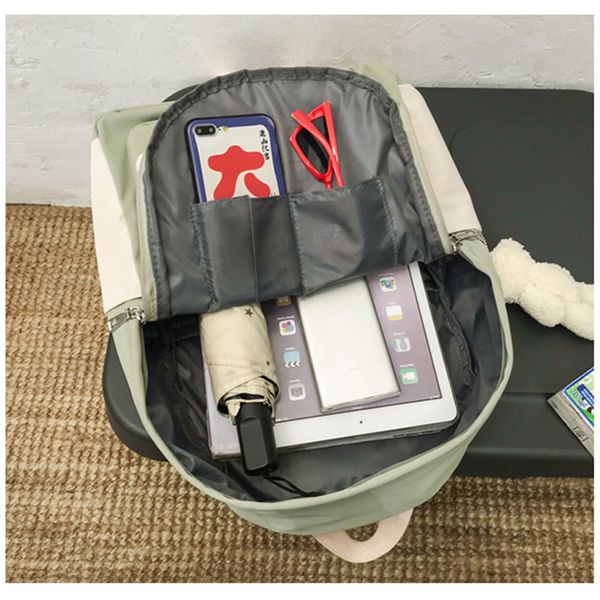 green women backpack school bags for teenage girls simple patchwork lightweight oxford back pack female bookbags preppy 2020 new
green women backpack school bags for teenage girls simple patchwork lightweight oxford back pack female bookbags preppy 2020 new