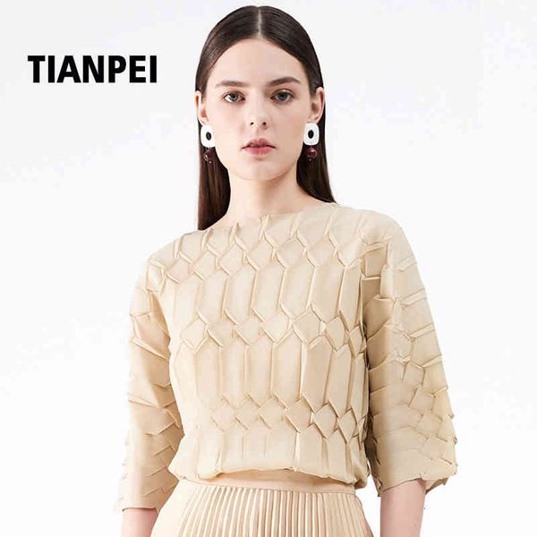 women's t-shirt women t-shirt loose plus size aesthetic clothing masonry pleating bottoming t-shirt female miyake omighty 5262, White
women's t-shirt women t-shirt loose plus size aesthetic clothing masonry pleating bottoming t-shirt female miyake omighty 5262, White