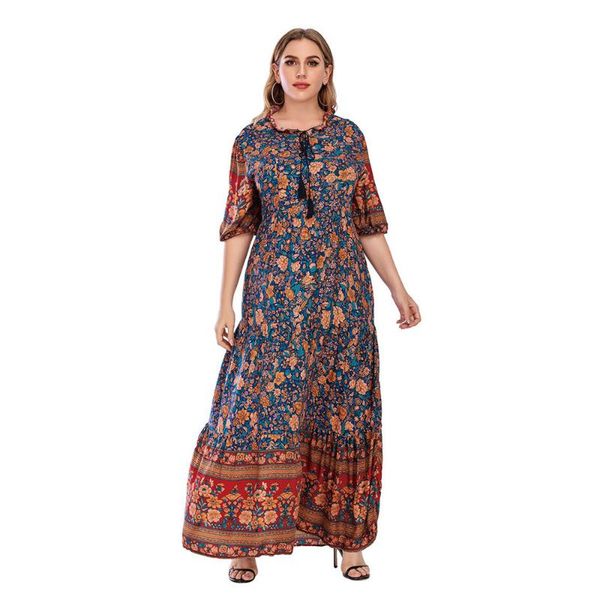 ethnic clothing plus size women printed long dress bohemian vintage retro arab maxi robe casual loose middle east half sleeve gown turkish, Red
ethnic clothing plus size women printed long dress bohemian vintage retro arab maxi robe casual loose middle east half sleeve gown turkish, Red