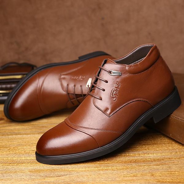 dress shoes traditional styles footwear soft strong leather shoe men's winter boots classical warming business for man, Black
dress shoes traditional styles footwear soft strong leather shoe men's winter boots classical warming business for man, Black