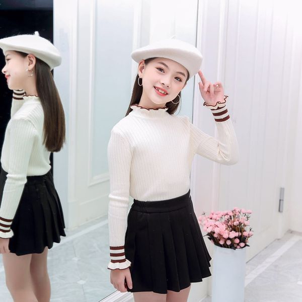 baby girls sweater 2020 kids knitted sweaters solid color pearl baby sweaters autumn fashion children clothing 6 8 10 12 years, Red;yellow
baby girls sweater 2020 kids knitted sweaters solid color pearl baby sweaters autumn fashion children clothing 6 8 10 12 years, Red;yellow