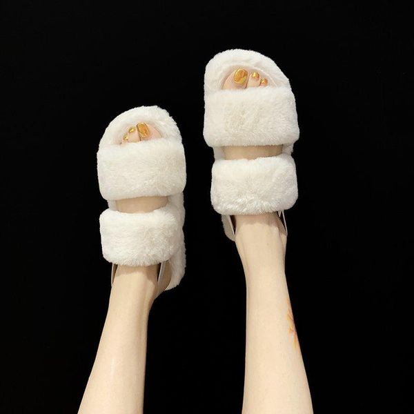 sandals women summer fashion women's 2021 all-match comfortable open toe furry elastic band, Black
sandals women summer fashion women's 2021 all-match comfortable open toe furry elastic band, Black