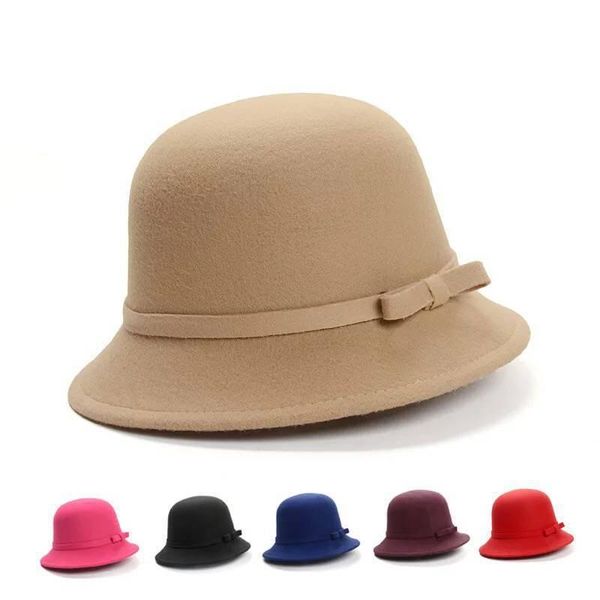 berets korean women's hats keep warm in autumn and winter all-match dome woolen bowl hat fashionable elegant bowknot fedoras gorras, Blue;gray
berets korean women's hats keep warm in autumn and winter all-match dome woolen bowl hat fashionable elegant bowknot fedoras gorras, Blue;gray