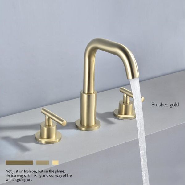 bathroom sink faucets brush gold lavatory widespread and cold three holes mixer 8 inch black nickel 41kw
bathroom sink faucets brush gold lavatory widespread and cold three holes mixer 8 inch black nickel 41kw