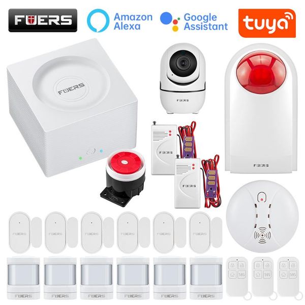 alarm systems fuers security system kit wifi gsm tuya wireless control motion detector sensor burglar indoor camera
alarm systems fuers security system kit wifi gsm tuya wireless control motion detector sensor burglar indoor camera