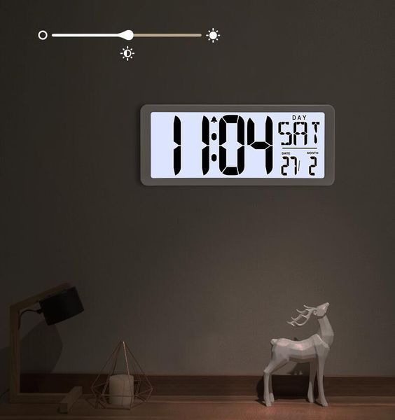 wall clocks txl square clock with nightlight 13.8" large digital jumbo alarm lcd display, multi-functional huge office decor desk
wall clocks txl square clock with nightlight 13.8" large digital jumbo alarm lcd display, multi-functional huge office decor desk
