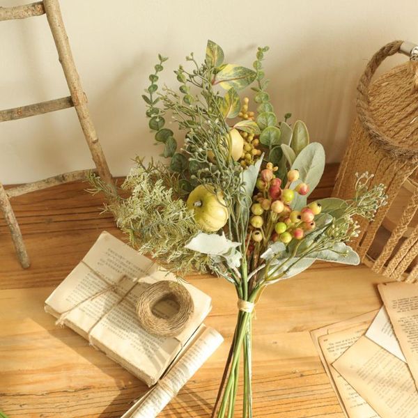 decorative flowers & wreaths ins design artificial flower bouquet pumpkie berries eucalyptus centerpiece for home party decor
decorative flowers & wreaths ins design artificial flower bouquet pumpkie berries eucalyptus centerpiece for home party decor