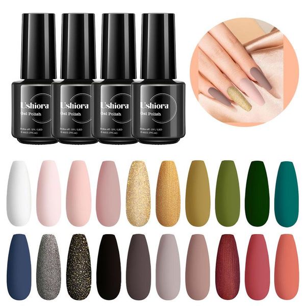 nail gel ushiora 20pcs polish set glitter semi permanent hybrid varnish need base coat nails art kit, Red;pink
nail gel ushiora 20pcs polish set glitter semi permanent hybrid varnish need base coat nails art kit, Red;pink