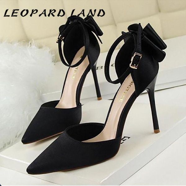 sandals leopard land 10cm sweet beauty shoes stiletto high heel shallow mouth pointed satin hollow bow ribbon party women ds, Black
sandals leopard land 10cm sweet beauty shoes stiletto high heel shallow mouth pointed satin hollow bow ribbon party women ds, Black