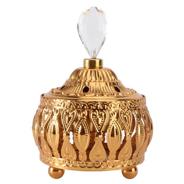 fragrance lamps 1 pc carved incense holder practical beautiful ornament (golden)
fragrance lamps 1 pc carved incense holder practical beautiful ornament (golden)