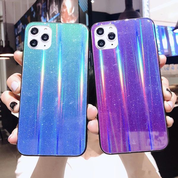 gradient aurora tempered glass tpu case for iphone 11 pro xs max xr x 8 7 6 
gradient aurora tempered glass tpu case for iphone 11 pro xs max xr x 8 7 6