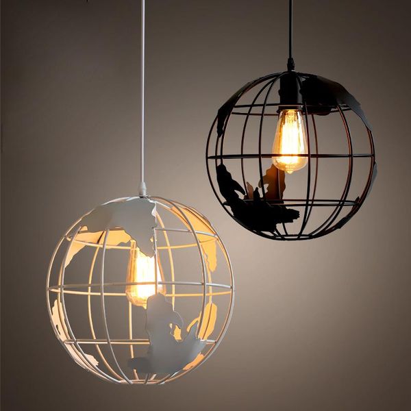 industrial pendant lights vintage iron globe hanglamp for dining room bedroom restaurant bar decor loft e27 luminaire suspension
industrial pendant lights vintage iron globe hanglamp for dining room bedroom restaurant bar decor loft e27 luminaire suspension
