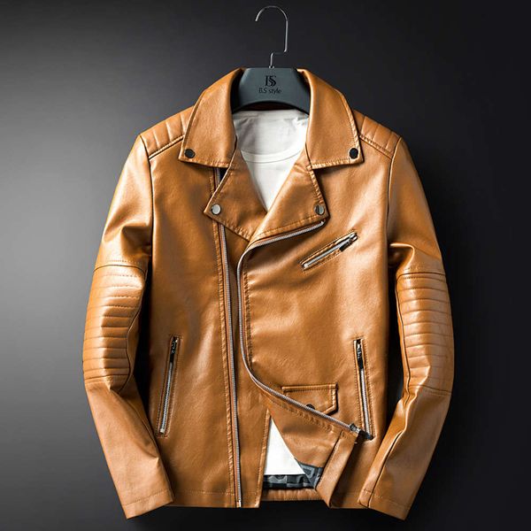 fashion pu leather new flying autumn and winter motorwear casual men's jacket, Black;brown
fashion pu leather new flying autumn and winter motorwear casual men's jacket, Black;brown