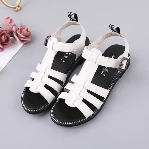 dress shoes plus size genuine leather sandals women ladies solid color flat summer casual sandalsr beach shoe, Black
dress shoes plus size genuine leather sandals women ladies solid color flat summer casual sandalsr beach shoe, Black
