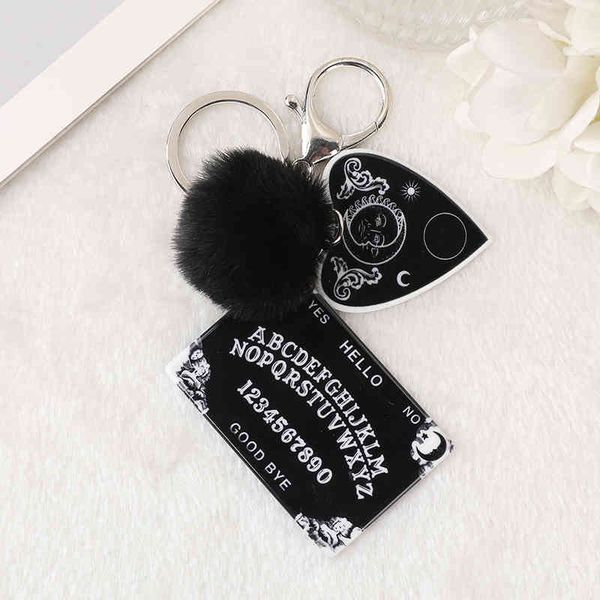 trendy key 1pc women ouija planchette keychain acrylic pompom car mirror keyring punk board crafts handbag jewelry charms, Slivery;golden
trendy key 1pc women ouija planchette keychain acrylic pompom car mirror keyring punk board crafts handbag jewelry charms, Slivery;golden