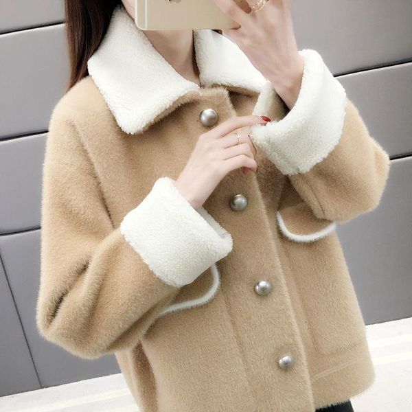2021 autumn winter women new faux mink soft sweaters knitted cardigan coat female warm thicken tricot sweater jacket z73nxkl, White;black 
2021 autumn winter women new faux mink soft sweaters knitted cardigan coat female warm thicken tricot sweater jacket z73nxkl, White;black