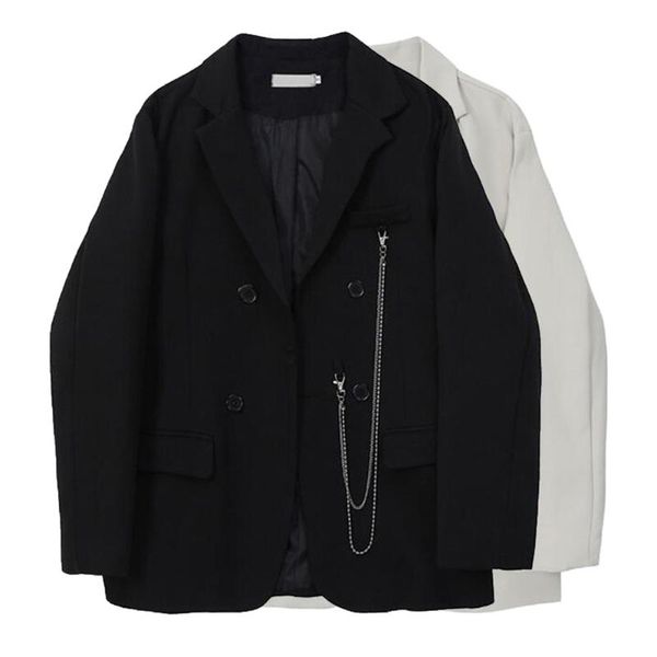 women's suits & blazers fall 2021 women suit blazer womens jacket fashion casual office lady work wear nice chain jackets woman female, White;black
women's suits & blazers fall 2021 women suit blazer womens jacket fashion casual office lady work wear nice chain jackets woman female, White;black