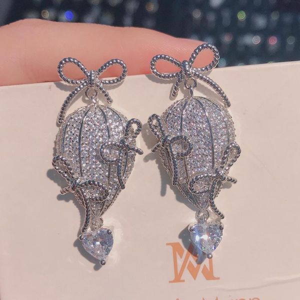 dangle & chandelier creative geometry bowknot balloon earring for women fashion ear jewelry heart zircon stud earrings birthdays accessories, Silver
dangle & chandelier creative geometry bowknot balloon earring for women fashion ear jewelry heart zircon stud earrings birthdays accessories, Silver