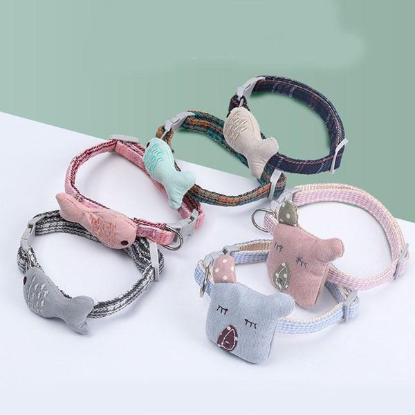 dog collars & leashes 1pc fashion pet supply collar neck ring strap adjustable small fish koala decor cute cat accessories
dog collars & leashes 1pc fashion pet supply collar neck ring strap adjustable small fish koala decor cute cat accessories