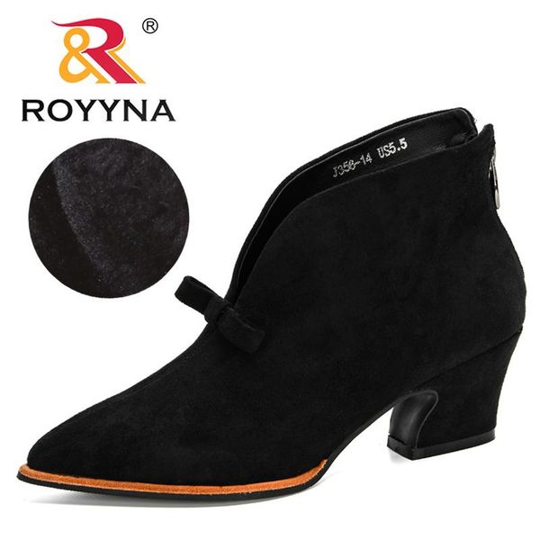 boots royyna 2021 designers fashion winter snow women shoes casual high heels ladies warm ankle flock plush zippers, Black
boots royyna 2021 designers fashion winter snow women shoes casual high heels ladies warm ankle flock plush zippers, Black