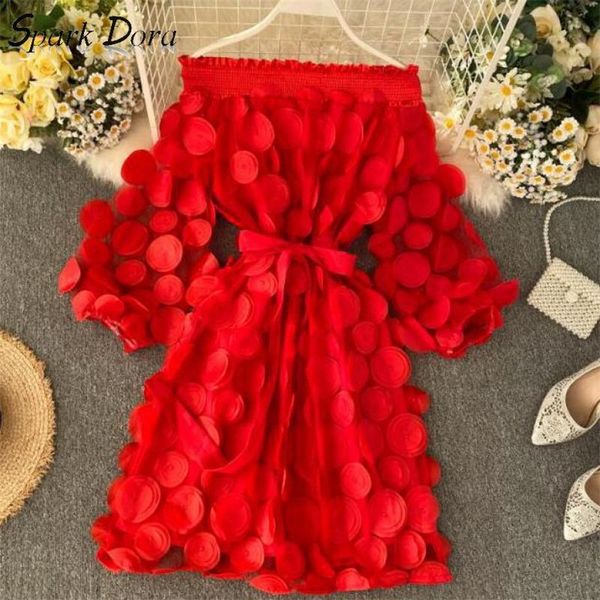 spring elegant dress fashion dimensional three quarter bubble sleeve flower closing waist slash neck vestidos lace bandage dress 210303, Black;gray
spring elegant dress fashion dimensional three quarter bubble sleeve flower closing waist slash neck vestidos lace bandage dress 210303, Black;gray