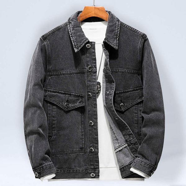 fashion brand jeans spring men's loose casual autumn street work jacket functional clothes, Black;brown
fashion brand jeans spring men's loose casual autumn street work jacket functional clothes, Black;brown